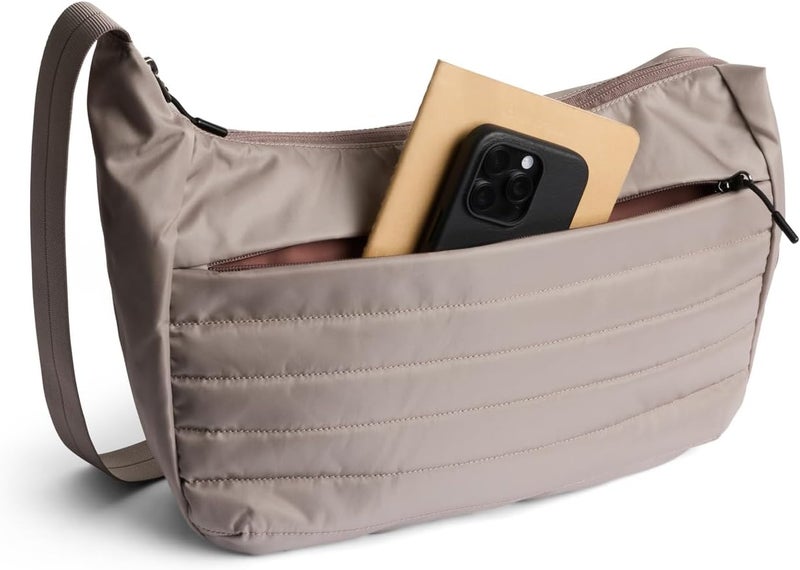 BELLROY Laneway Crescent Bag (everyday 7 liter minimalist shoulder bag with plenty of pockets and adjustable strap) - Fawn - Image 5